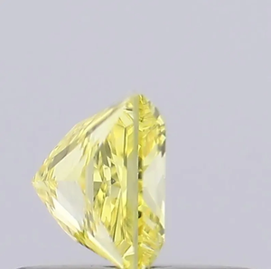 Diamante Amarillo de Corte Princesa, Cultivado en Laboratorio, Piedra Suelta Cuadrada para Anillo de Compromiso o Joyería Fina - Product Image 2