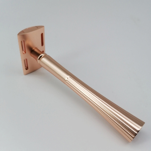 Đôi cạnh cạo râu Hợp kim kẽm xử lý dao cạo đôi tái sử dụng an toàn Vàng dao cạo tùy biến - Product Image 1