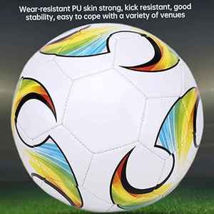 Ballon de football SOLID INTERNATIONAL avec logo personnalisé, design personnalisé, tailles 1 à 5, léger, résistant à l'eau - Product Image 3