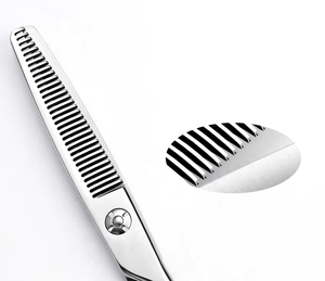 Stainless Steel Hair Scissors Sharp Blade Thinning <b>Shears</b> Right Handed <b>Long</b> <b>Handle</b> 32Teeth Professional Hairdressing Tools - Product Image 5