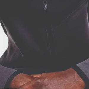 High Quality Custom Men's Black Grey Full <b>Zip</b> <b>Hooded</b> Tracksuit Premium Sportswear Activewear OEM ODM Manufacturer In Pakistan - Product Image 5
