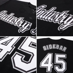 Camiseta de Softbol Personalizada para Mujer en Negro, Blanco y Gris, Transpirable, que Absorbe la Humedad, Ropa Deportiva de Equipo, Uniformes Deportivos al por Mayor - Product Image 2