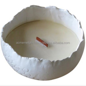 Porte-bougie en métal de qualité supérieure, fait à la main, avec revêtement en poudre blanche, pour la décoration de Noël à la maison - Product Image 1