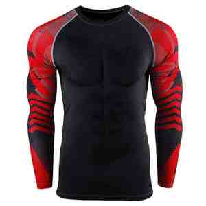 Camisetas de Compresión para Hombre, Sublimadas, de Poliéster, de Primera Calidad, para Gimnasio, Fitness, Surf, Buceo - Product Image 4