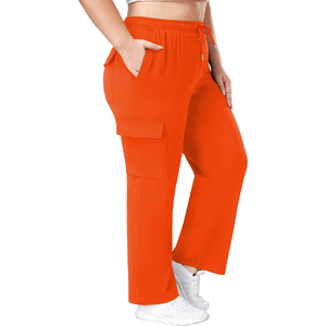 Women Retro Style Cargo <b>Pants</b> Quick Dry Breathable Elastic Waist Casual Sports Outdoor Running Hiking Trousers - Product Image 6