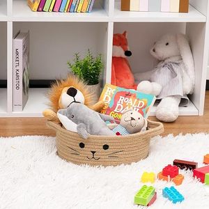 Cesta de Almacenamiento de Algodón Trenzado Hecha a Mano Personalizada al por Mayor para Escritorio, Cesta Plegable de Cuerda de Algodón para Juguetes - Product Image 5