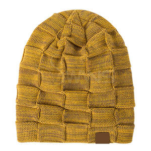 หมวกบีนนี่ผ้าฝ้ายแจ็คการ์ดคุณภาพสูงสั่งทำได้ ดีไซน์ล่าสุด ราคาถูก ขายดีอันดับต้นๆ สำหรับผู้ชาย - Product Image 3