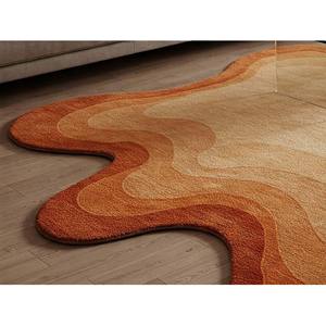 Alfombra de Forma Irregular Hecha a Mano |   Alfombra de Estilo Artístico Moderno |   Alfombra de Alta Densidad Sin Desprendimiento de Fibra, con Degradado de Color, para Decoración del Hogar, Precio de Fábrica - Product Image 2
