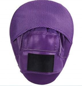 Professional MMA Gloves Leather & PU Leather Non-Slip Hook-and-Loop Closure Customizable Boxing & Muay Thai Training <b>Focus</b> Mitts - Product Image 2