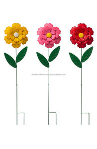 Piquets de jardin décoratifs en métal de qualité supérieure pour aménagement paysager extérieur, support de plantes, ornement de jardin en fer antirouille au design élégant - Product Image 4