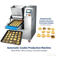 Machine automatique à macarons et biscuits avec extrudeuse pour boulangerie