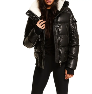 Winter Warm Puffer <b>Jacket</b> for Women Professional Manufactures <b>Waterproof</b> <b>Long</b> Sleeve Ladies Puffer <b>Jackets</b> - Product Image 6