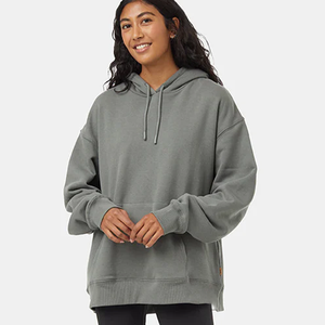Sweat à capuche pour femme aux tons terreux tendance, style streetwear décontracté, idéal pour toutes les saisons, parfait pour la superposition, par Ako - Product Image 1