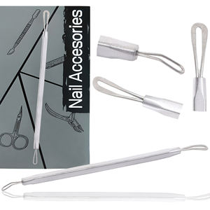 Herramienta Raspadora de Uñas con Borde Curvo, Empujador de Cutículas Profesional de Acero Inoxidable, Removedor de Gel para Cutículas, Bajo MOQ - Product Image 5