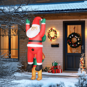 8ft Christmas Inflatables Outdoor Holiday Yard Decorations Festive Christmas Inflatable for Your Home - Product Image 2