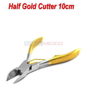 Ingrown Heavy Duty Thick Nail Toenail Half Gold Cutter Podiatry Chiropody Professional 10cm Half Gold Cutter High Quality - Product Image 2