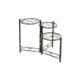 Hot Selling Luxury Modern Customized Color Size Shape Metal Iron Indoor Outdoor Home Garden Flower Planter <b>Pot</b> <b>Stand</b> - Product Image 4