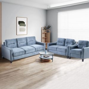 Divano comodo soggiorno Set divani sezionali 1 + 2 + 3 - Product Image 1