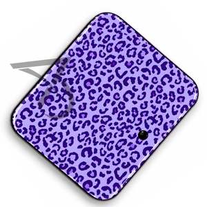 Purple Leopard Print Acrylic <b>Lash</b> Tile Sustainable Custom Logo Eyelash <b>Extension</b> Holder Board Beauty Instrument - Product Image 5