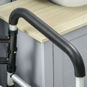 Adjustable Height Toilet Safety Rails Bathroom Safety Equipment Walking Aid and Grab Bar - Product Image 4