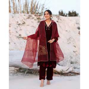 Ensemble de costume en velours peint Temple - Taille XS - Product Image 6