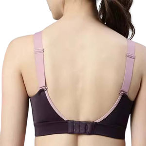 เสื้อชั้นในกีฬาแบบมีสายกว้าง  แบบไม่มีโครง  รองรับได้ดี  ใส่สบาย  ยืดหยุ่น  ระบายอากาศได้ดี  เนื้อผ้านุ่ม  เหมาะสำหรับออกกำลังกายสำหรับผู้หญิง - Product Image 4