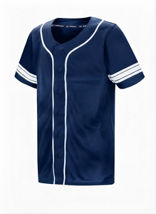Fabricante de Camisetas de Béisbol Personalizadas OEM ODM, Completamente con Botones, 100% Poliéster, Sin Mangas, Transpirables - Product Image 6