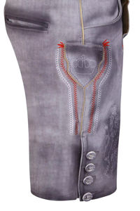 Pantalones Cortos de Cuero Bávaros de Marca Privada OEM para Hombre, Tradicionales Alemanes para el Oktoberfest - Product Image 5