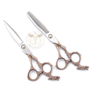 Ciseaux de précision Blue-Gem Elite Sculpted Hair Shears Blue Halo, ciseaux professionnels, ciseaux de coiffure Artisan Edge - Product Image 2