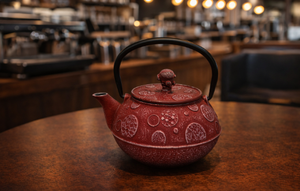 Théière en fonte décorative de qualité alimentaire, résistante à la chaleur, non toxique, finition émaillée, style japonais, 1200 ml, vente chaude 3009420-0.8 - Product Image 2