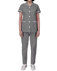En gros, Tenues d'hôpital, Blouse de soins infirmiers à manches courtes, Combinaison médicale, Ensemble de blouses médicales pour femmes, Été - Product Image 1