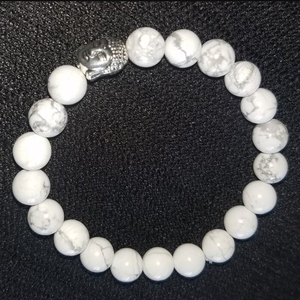 High Quality Howlite Beads Buddha Bracelet Romantic Gift Fashion Charm Jewelry <b>for</b> <b>Men</b> Women Energy Meditation - Product Image 5