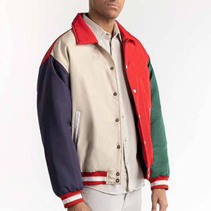 Veste universitaire en laine épaisse pour homme, personnalisable OEM/ODM, design tendance et confortable, coupe ample - Product Image 1