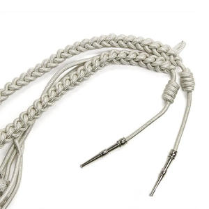 Cordón de uniforme tipo aiguillette de color personalizado de primera calidad con diseño trenzado y extremos decorativos para aiguillette ceremonial - Product Image 5