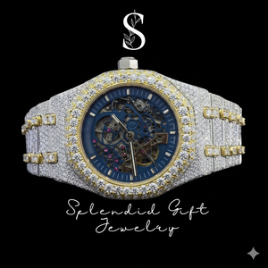 Reloj de Lujo con Diamantes Moissanite de Alta Gama, Estilo Hip Hop, Disponible para la Venta - Product Image 1