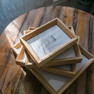 Eco-Friendly Classic Wooden Tabletop & <b>Wall</b> Hanging Standing Photo <b>Frame</b> with Personalized Custom <b>Design</b> - Product Image 6