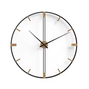 Post Modern Look Metal Wall <b>Clock</b> Abstract Geometric Design Quartz Analog Silent Living Room Decor Hanging Style Wall <b>Clock</b> - Product Image 2