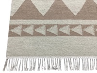 Hot Sale Handcrafted Large Wool Carpets Rugs Modern Home Use Custom Woven Carpet Pet Friendly Reversible Geometric Pattern