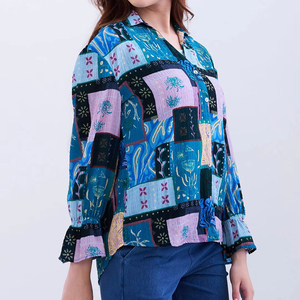 เสื้อเชิ้ตผู้ชายไซส์ใหญ่แฟชั่นลายพิมพ์ แขนสั้น ปกเสื้อ ปกติ ติดกระดุมแถวเดียว รุ่นใหม่ประจำฤดูร้อนปี 2024 - Product Image 1