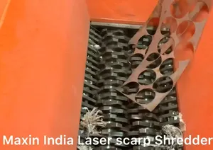 Hot Selling Durable Metal Shredder Double Shaft <b>Laser</b> Scrap Heavy Duty Industrial 415 Volts Semi Automatic Equipment - Product Image 3
