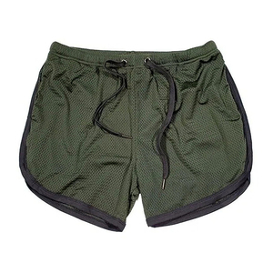 Pantalones Cortos Deportivos para Hombre, Color Gris Sólido, de Secado Rápido, con Franja Lateral, Cintura con Cordón Ajustable, Tejido Informal de Poliéster - Product Image 6