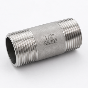Conector de Tubería Roscado de Acero Inoxidable SS 202 |   Conector de Tubería NPT Hembra a Macho |   1/2 pulgada (15 mm) |   Superficie Lisa de Baja Presión | - Product Image 3