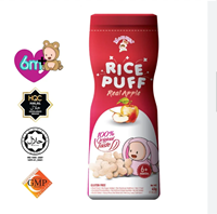 Vegan Baby Gebakken Rijstwafel Snacks Zoete Zachte Textuur 100% Origineel Gemaakt van Bananenpuree Suiker-Vrij Fles 24 Maanden Houdbaar Kinderen
