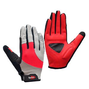 Guantes de Ciclismo Negros de Dedo Completo, Transpirables, Antideslizantes, con Gel en la Palma, para Ciclismo y Deportes al Aire Libre - Product Image 1
