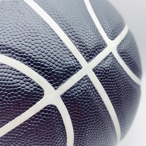 Balón de Baloncesto de Cuero PU Blanco y Negro, para Interior y Exterior, Talla 7, Talla 6, Talla 5, Marca Personalizada, Balones de Baloncesto de Goma Duraderos, Balón de Entrenamiento - Product Image 5