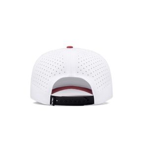 Casquette de golf bicolore imperméable et légère avec logo brodé en 3D, visière incurvée, étiquette tissée, respirante, à fermeture snapback pour hommes et femmes - Product Image 4
