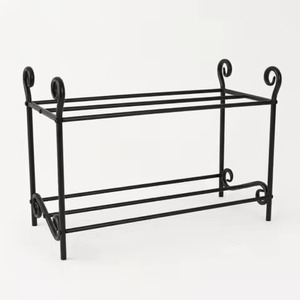Étagère à chaussures en métal pour la maison, le salon, l'entrée, rangement décoratif, étagère à chaussures, étagère à chaussures en gros - Product Image 3