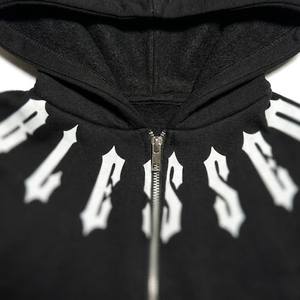 Sweat-shirts à capuche pour hommes OEM/ODM, mode décontractée, design personnalisé, impression en relief, vente en gros - Product Image 4