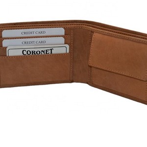 Custom Logo Vintage Top Grain Leather Handmade <b>Card</b> <b>Holder</b> Bifold Slim <b>Wallet</b> for Men - Product Image 2