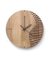 Sustainable Wooden <b>Clock</b> Eco Friendly Wall Hanging <b>Clock</b> Handmade Wood Decor Item for Home Office Hotel Restaurant - Product Image 2